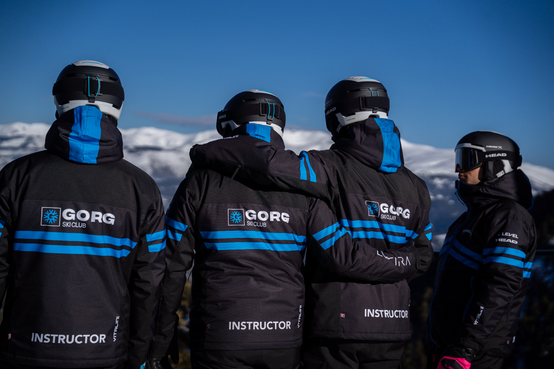 Equip d'instructors de Gorg Ski Club